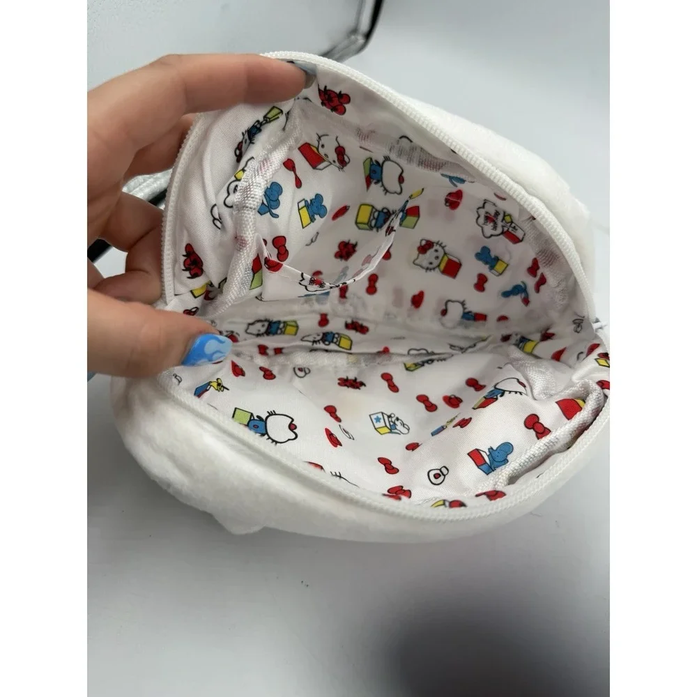 NEW Cute White Hello Kitty Cosmetic Makeup Bag Organizer Pen Pencil Case Gift